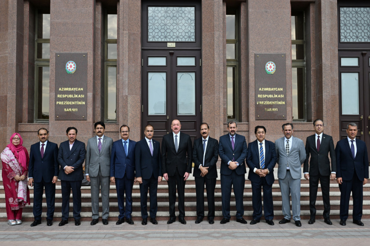 Le président azerbaïdjanais reçoit le président de l'Assemblée nationale pakistanaise