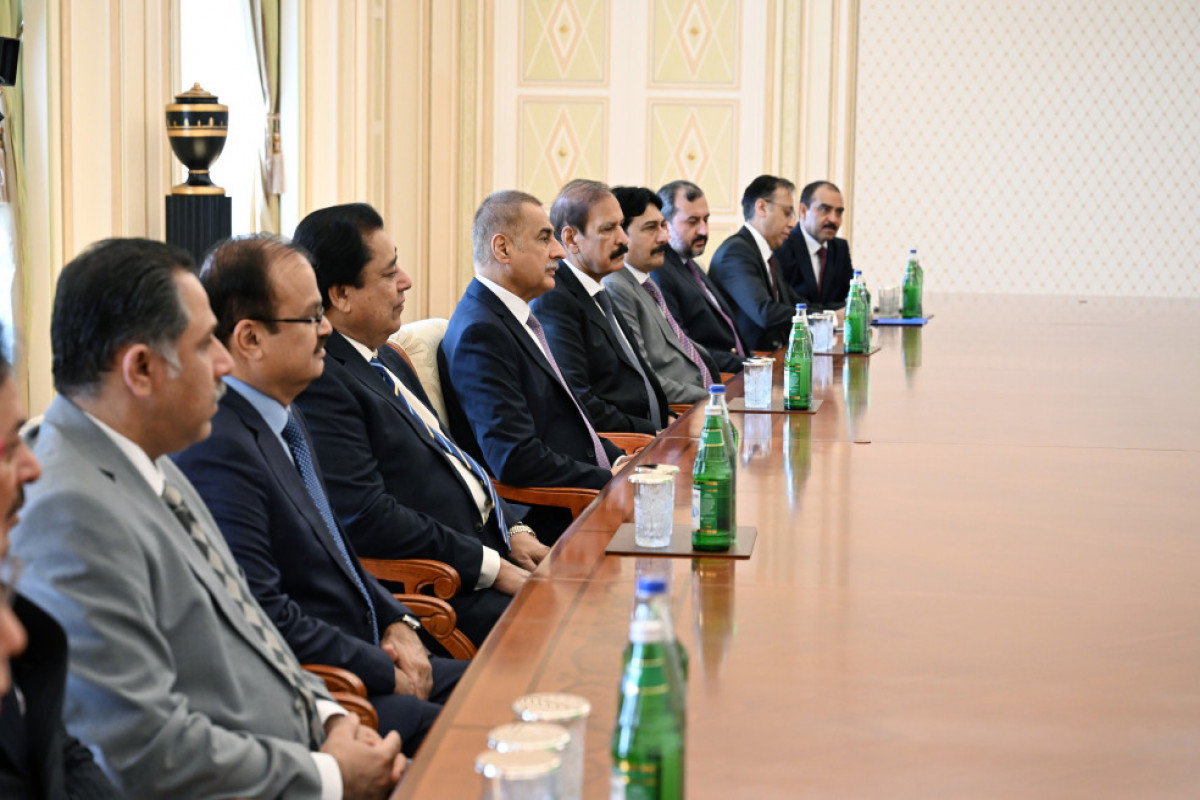 Le président azerbaïdjanais reçoit le président de l'Assemblée nationale pakistanaise