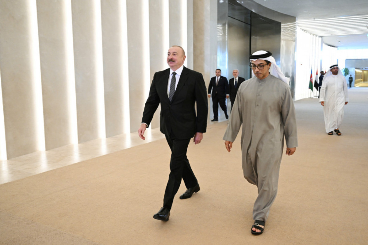 Le président Ilham Aliyev entame une visite de travail aux Emirats arabes unis