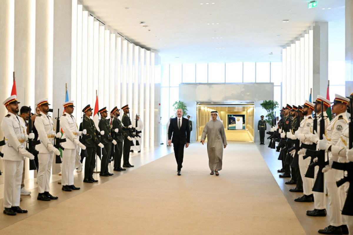 Le président Ilham Aliyev entame une visite de travail aux Emirats arabes unis