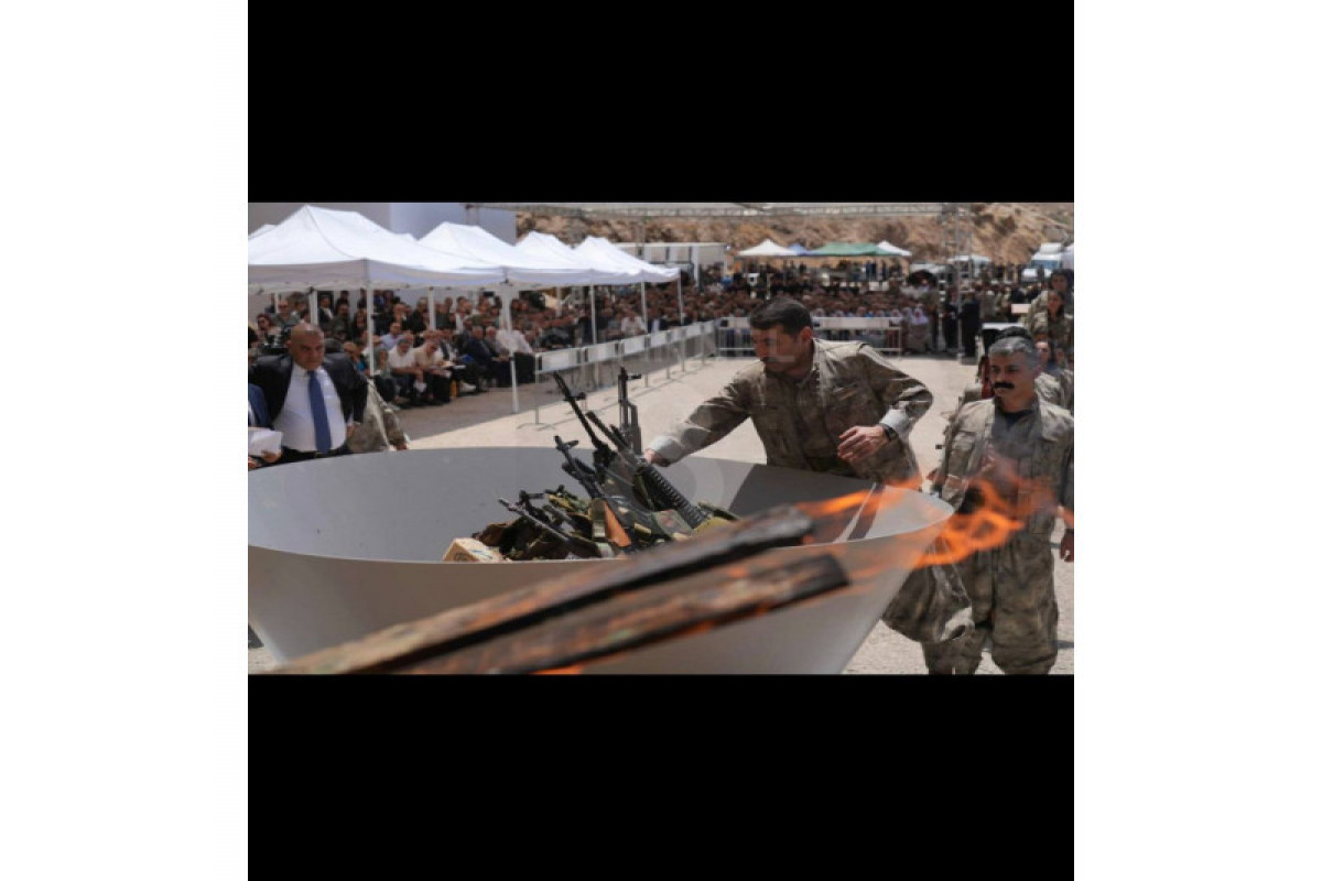 Des membres du PKK entament leur désarmement à Souleimaniye, en Irak - Photos 