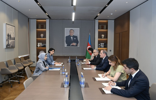 La représentante de l'UNICEF en Azerbaïdjan au terme de son mandat