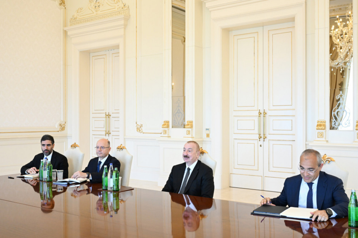 Le président azerbaïdjanais reçoit le vice-président Exploration et Nouvelles Opportunités d'ExxonMobil