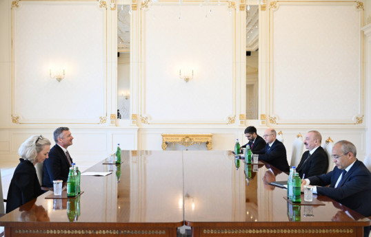 Le président azerbaïdjanais reçoit le vice-président Exploration et Nouvelles Opportunités d'ExxonMobil