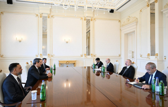 Le président azerbaïdjanais reçoit le PDG de Schlumberger