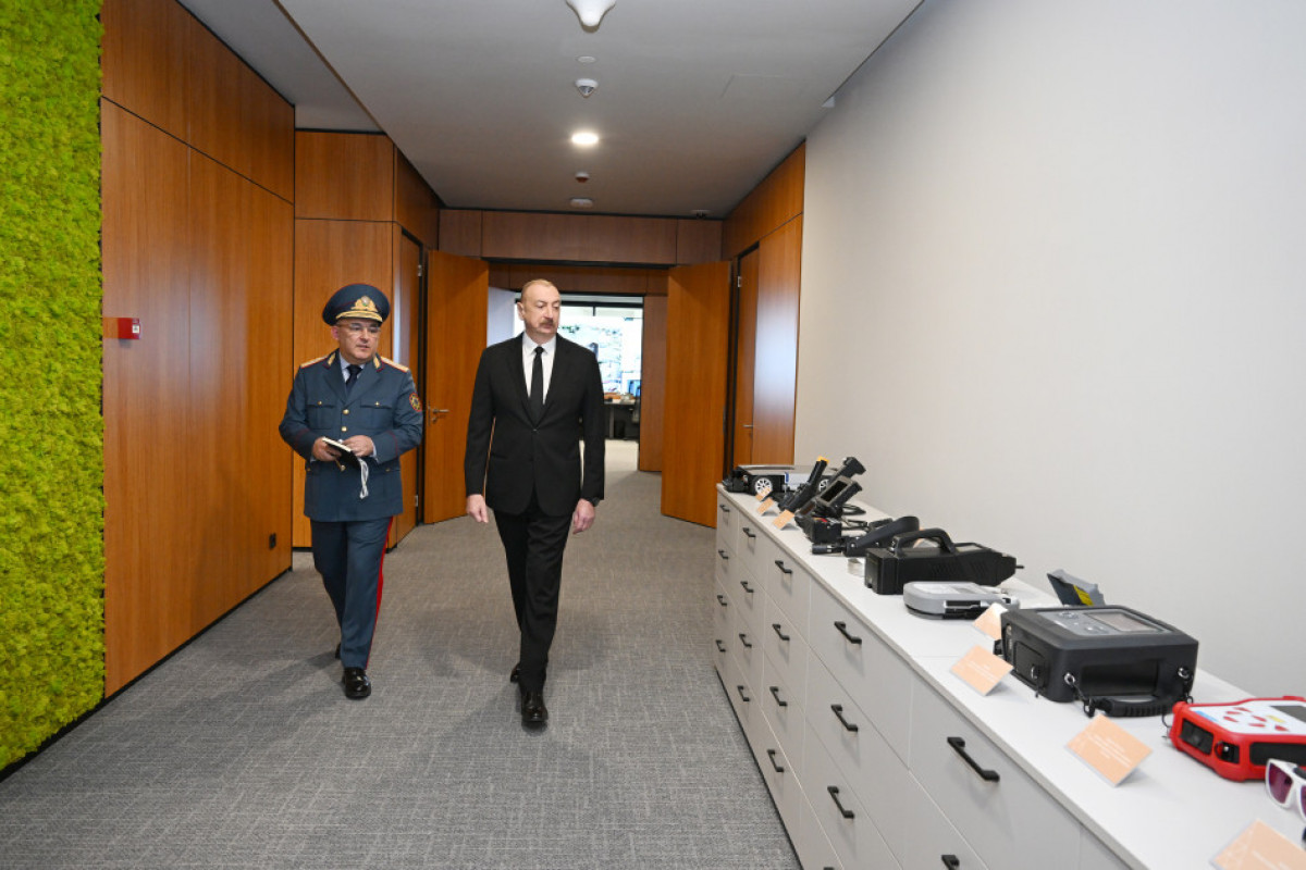 Le président azerbaïdjanais participe à l’inauguration du nouveau bâtiment administratif du Comité national des douanes