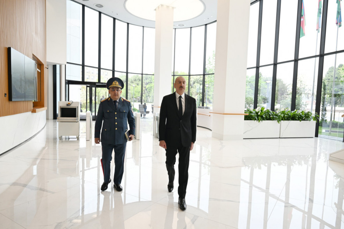 Le président azerbaïdjanais participe à l’inauguration du nouveau bâtiment administratif du Comité national des douanes