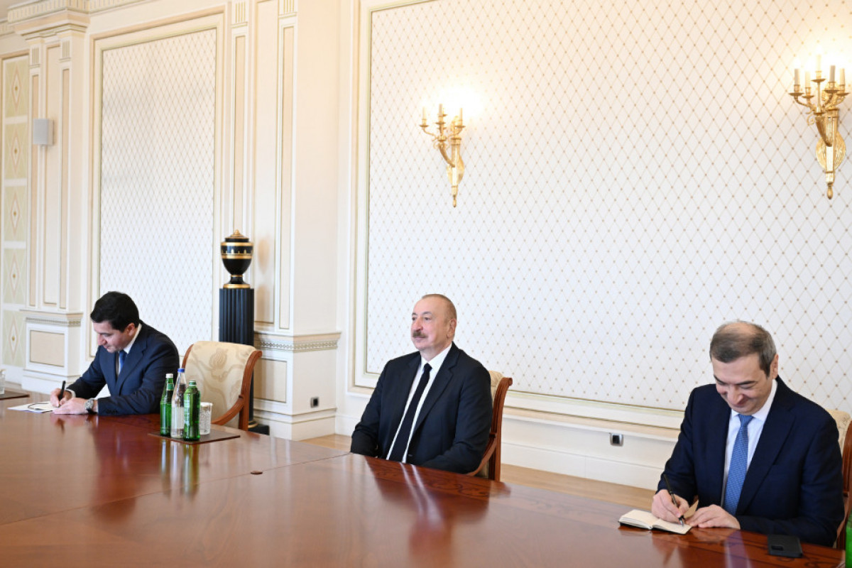 Le président azerbaïdjanais reçoit le président de l'Assemblée de la République de Macédoine du Nord