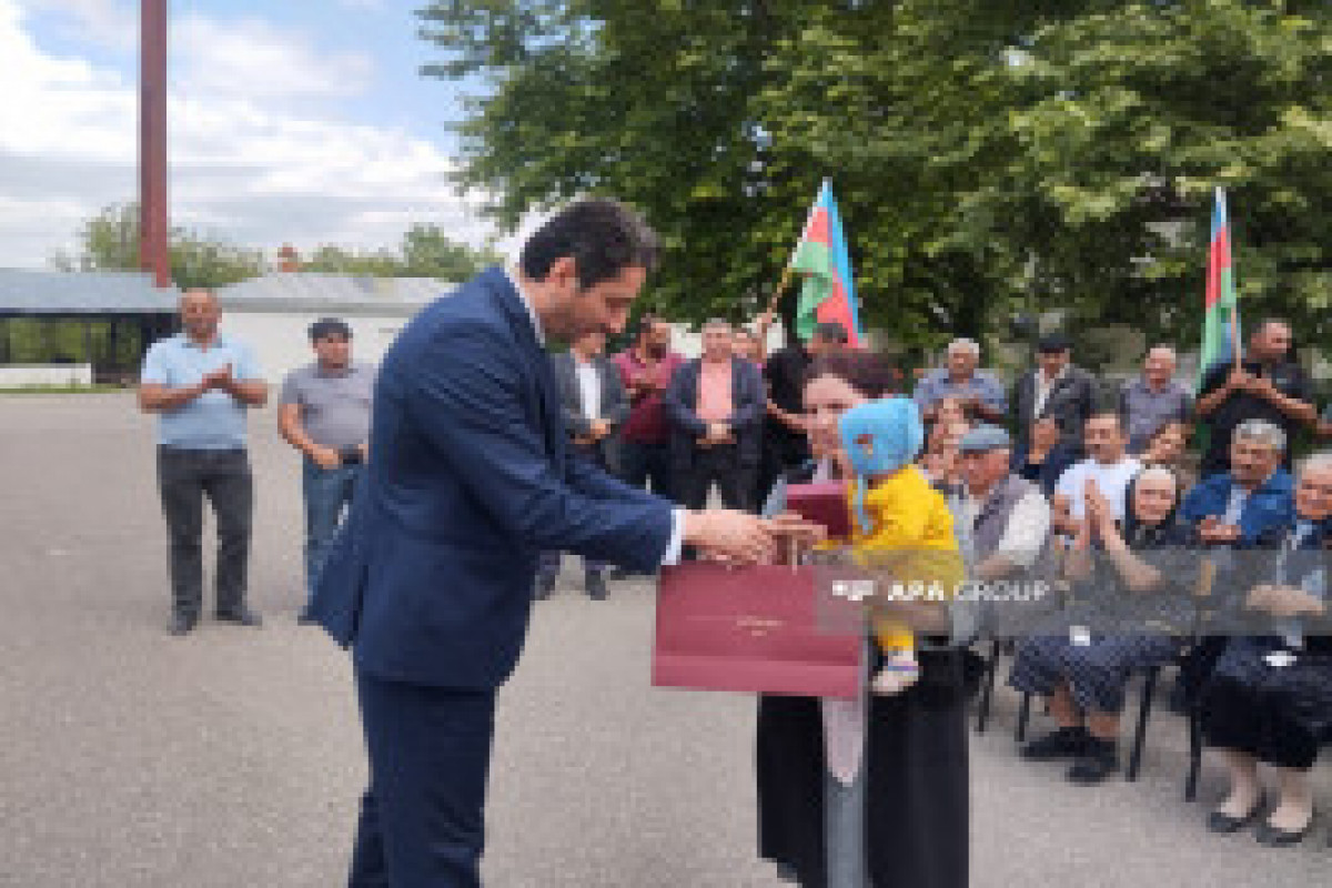 Azerbaïdjan : Cent quarante-six nouveaux résidents arrivent dans la région d'Aghdéré