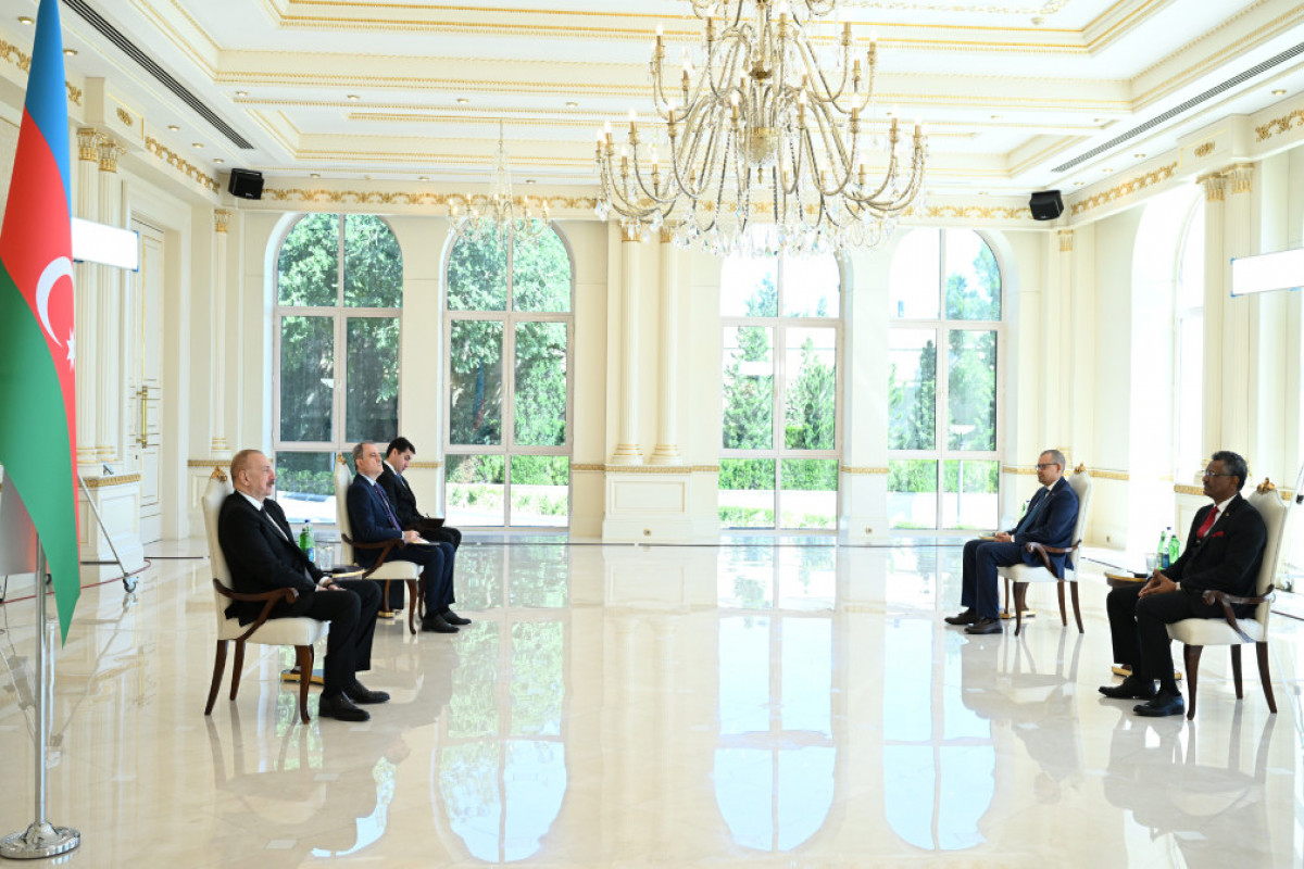 Le président azerbaïdjanais reçoit les lettres de créance du nouvel ambassadeur du Soudan à Bakou