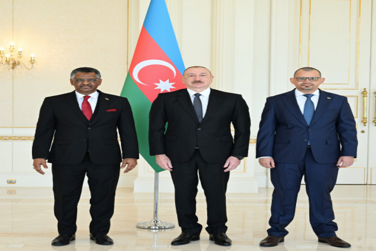 Le président azerbaïdjanais reçoit les lettres de créance du nouvel ambassadeur du Soudan à Bakou