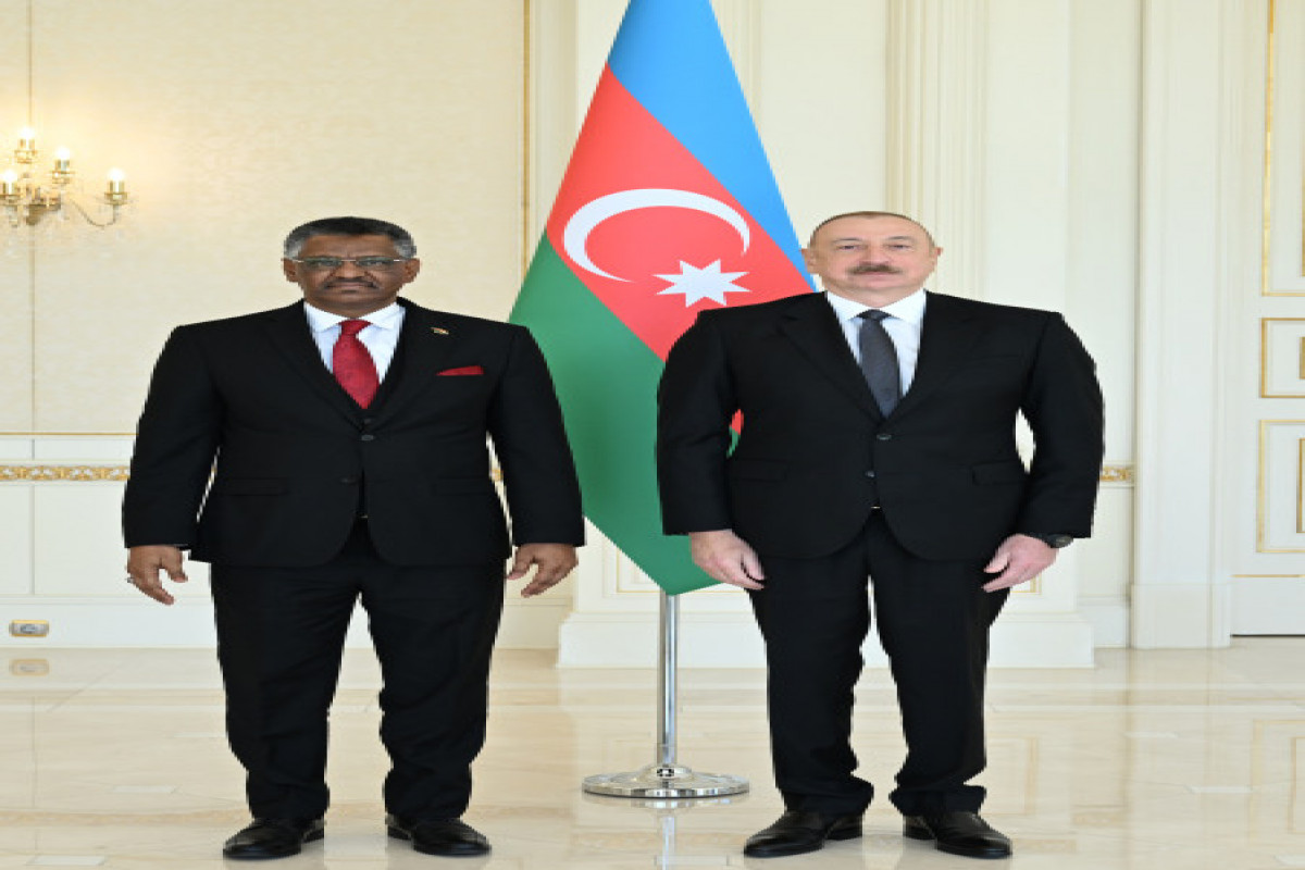 Le président azerbaïdjanais reçoit les lettres de créance du nouvel ambassadeur du Soudan à Bakou