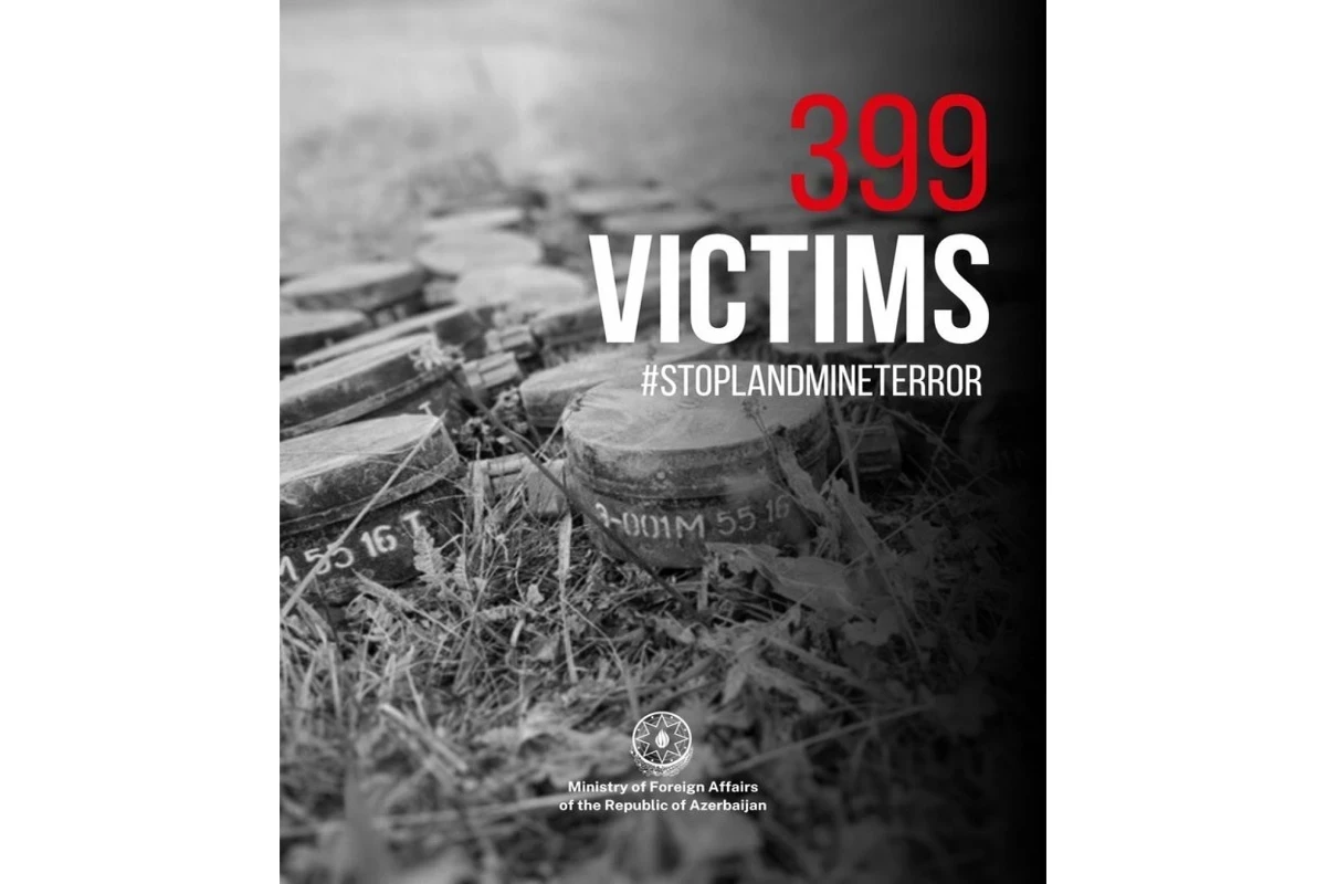 MAE azerbaïdjanais : 399 personnes sont victimes de mines depuis la guerre patriotique