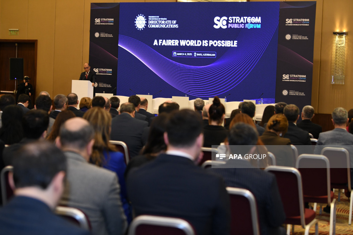 Bakou : Un panel intitulé « Un monde plus juste est possible » tenu dans le cadre de Stratcom Public Forum