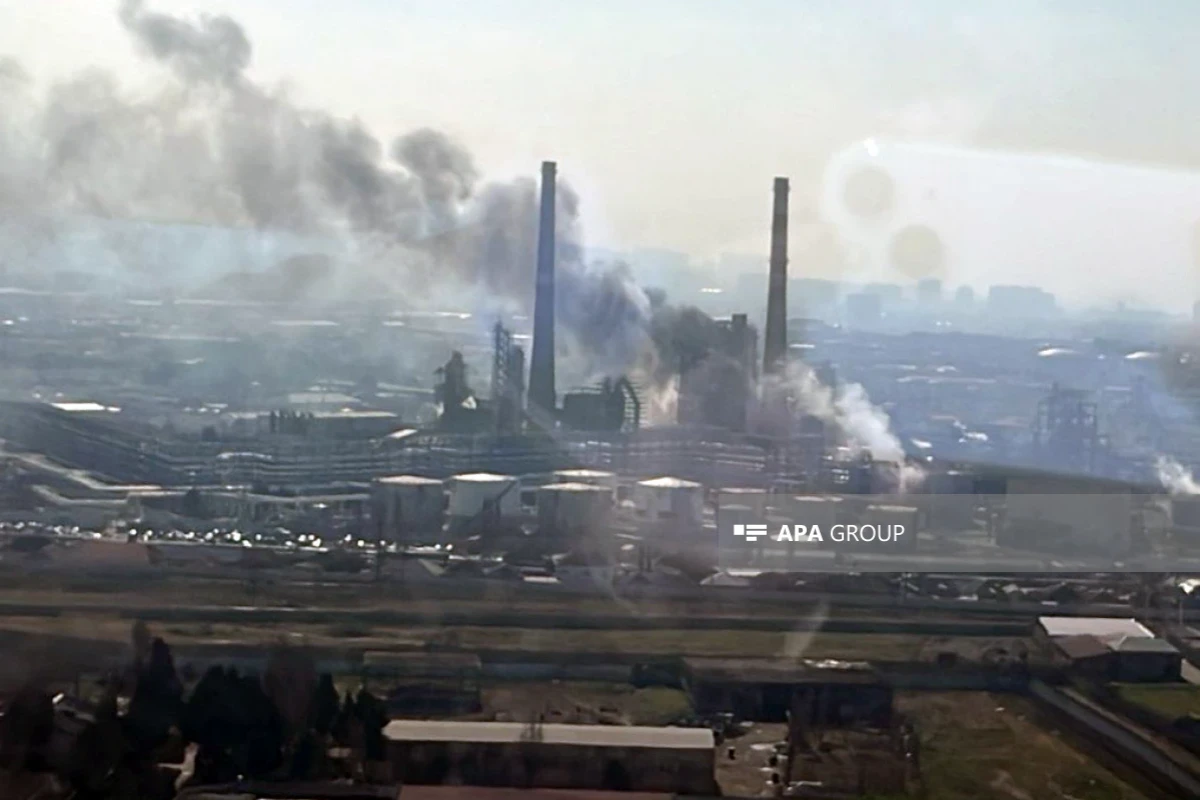 Bakou : Incendie éteint dans la raffinerie de pétrole - Photo - Vidéo 