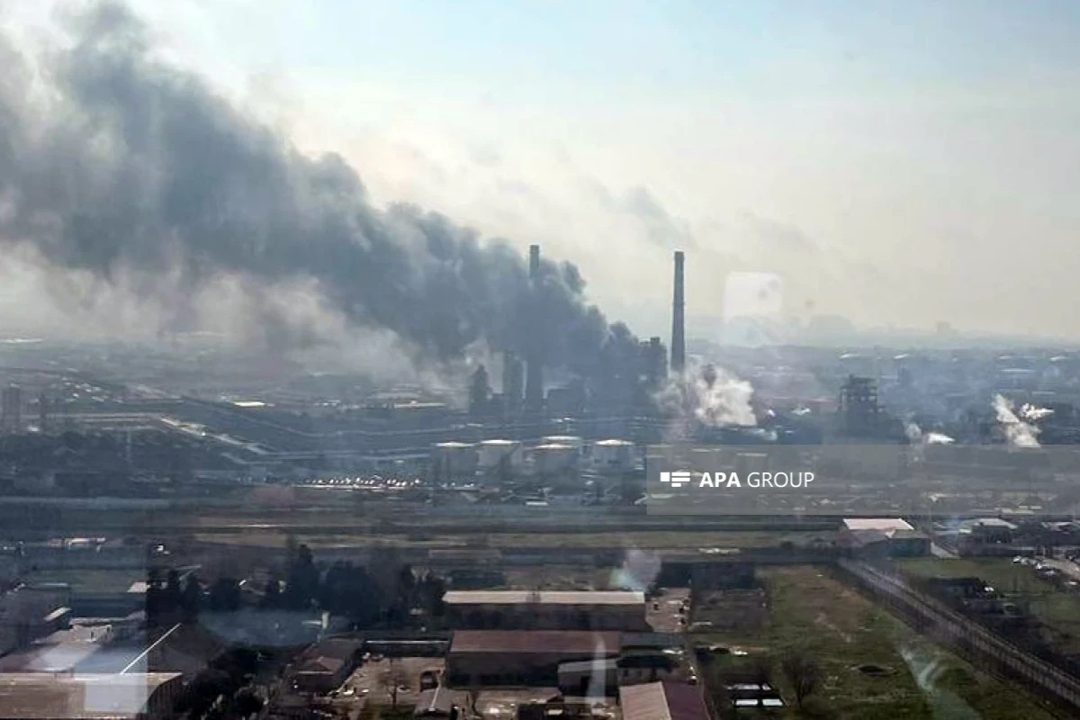 Bakou : Incendie éteint dans la raffinerie de pétrole - Photo - Vidéo 