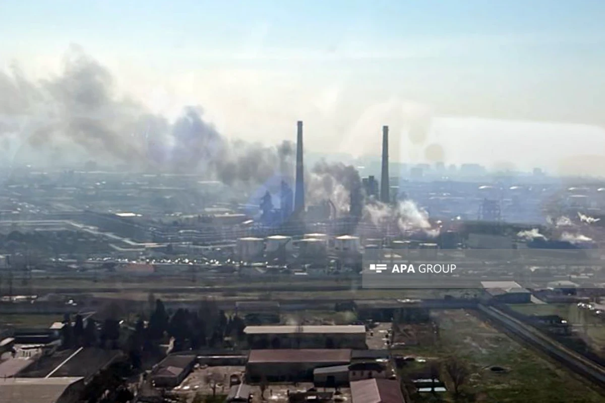 Bakou : Incendie éteint dans la raffinerie de pétrole - Photo - Vidéo 