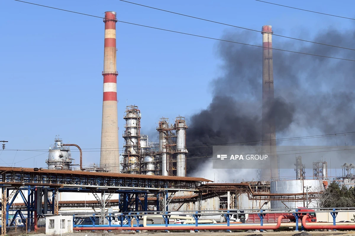 Bakou : Incendie éteint dans la raffinerie de pétrole - Photo - Vidéo 
