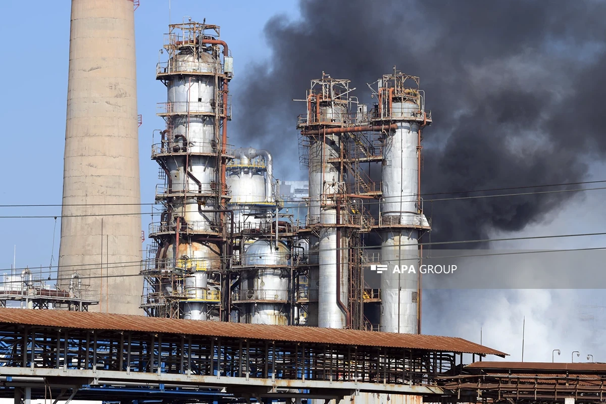 Bakou : Incendie éteint dans la raffinerie de pétrole - Photo - Vidéo 