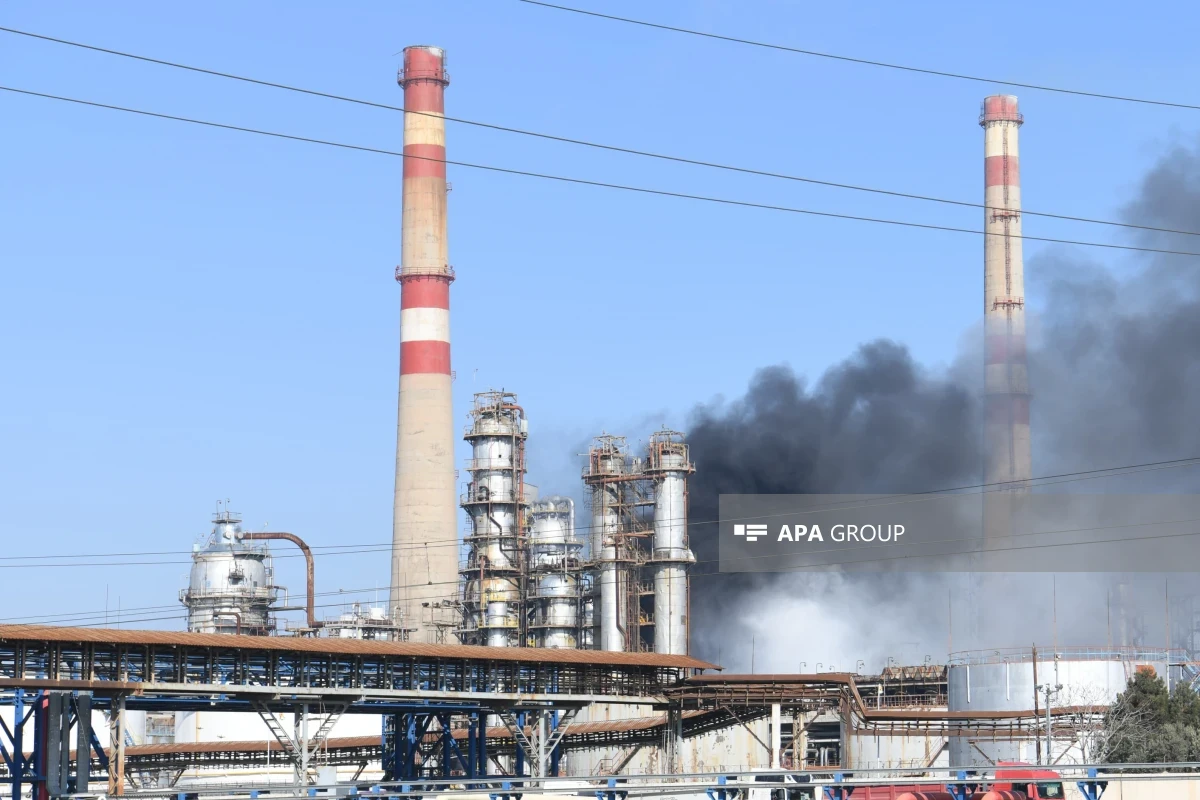 Bakou : Incendie éteint dans la raffinerie de pétrole - Photo - Vidéo 