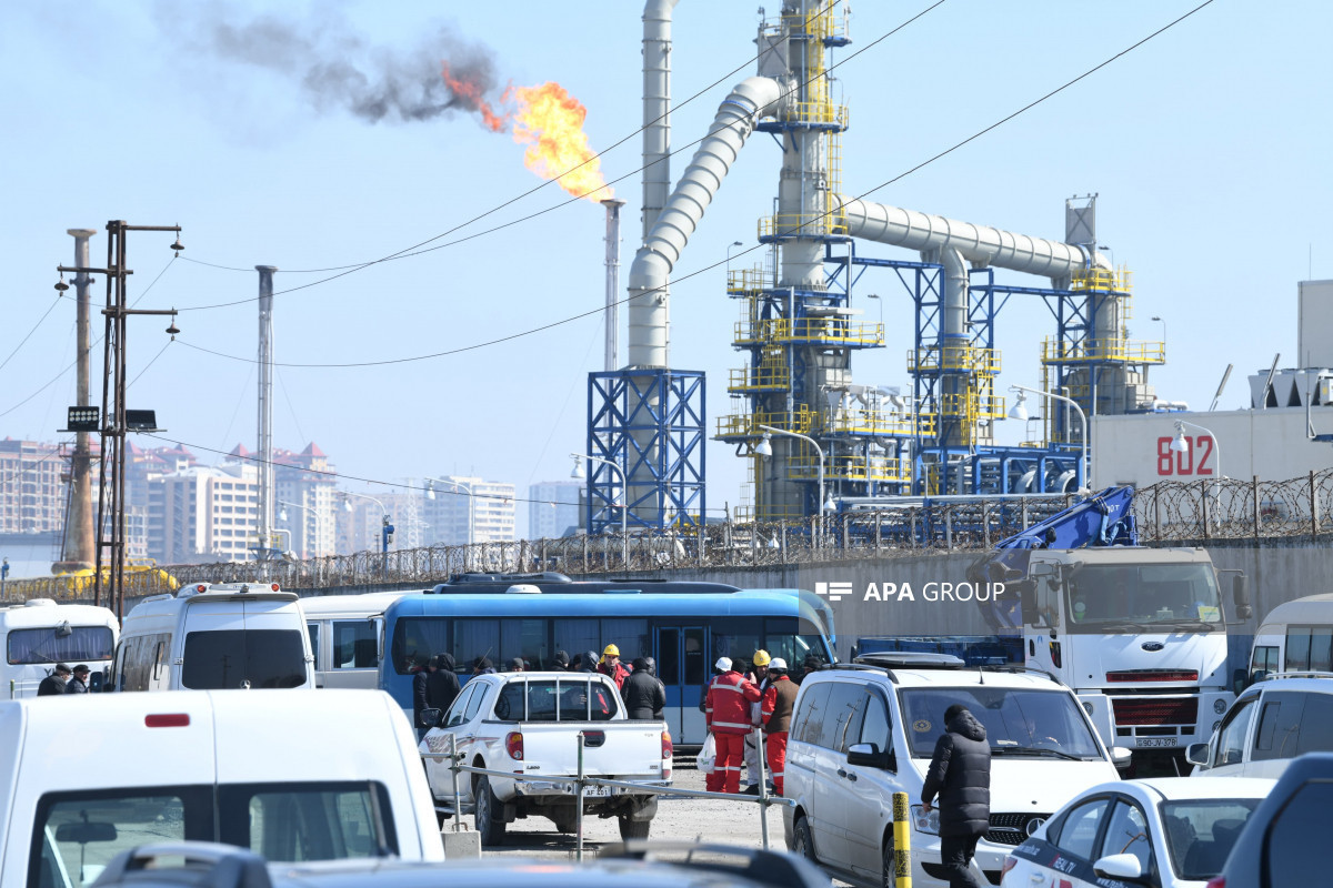 Bakou : Incendie éteint dans la raffinerie de pétrole - Photo - Vidéo 
