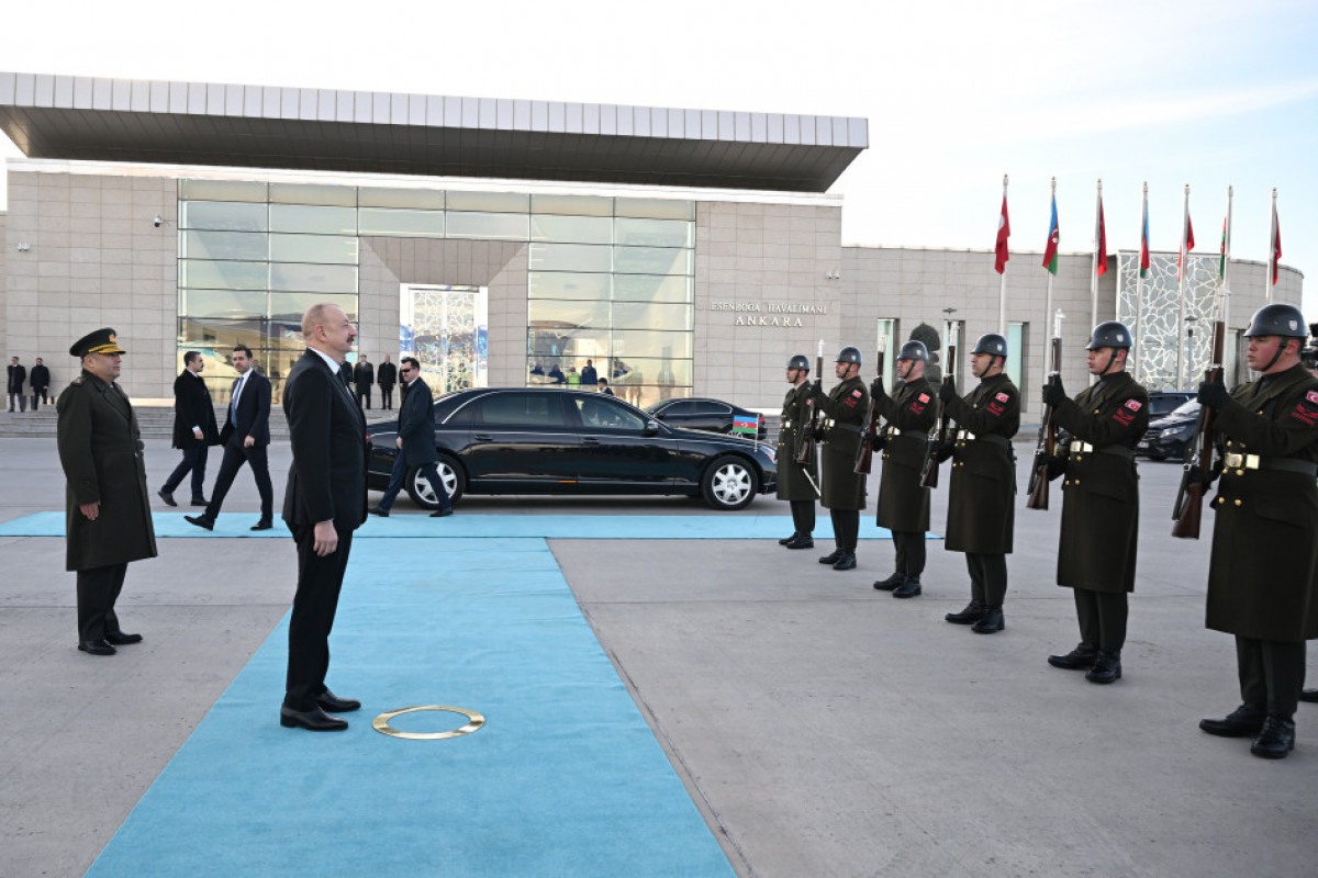 Le président Ilham Aliyev termine sa visite de travail en Türkiye