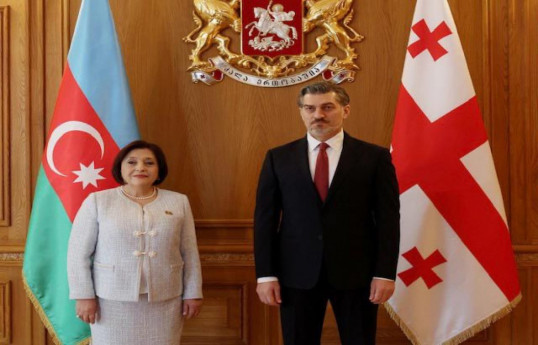 Le président géorgien reçoit la présidente du parlement azerbaïdjanais