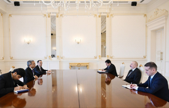 Le président Ilham Aliyev reçoit le secrétaire général de l’Organisation de coopération économique