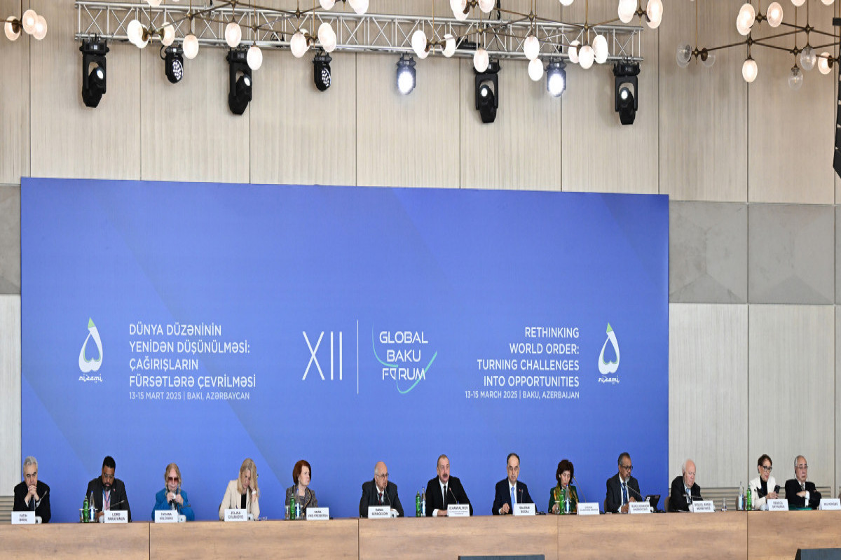 Le président Ilham Aliyev participe à la cérémonie d’ouverture du 12e Forum global de Bakou