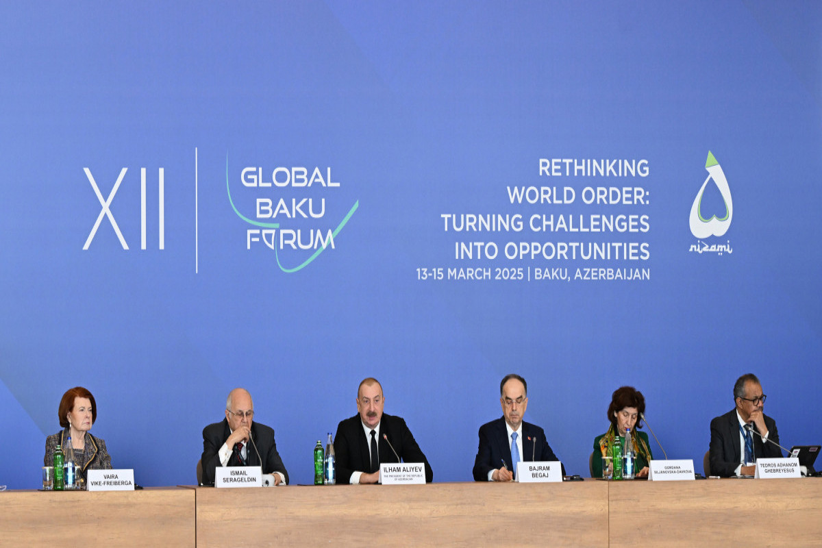 Le président Ilham Aliyev participe à la cérémonie d’ouverture du 12e Forum global de Bakou