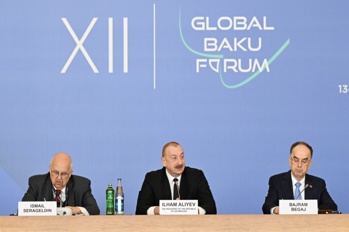 Le président Ilham Aliyev participe à la cérémonie d’ouverture du 12e Forum global de Bakou
