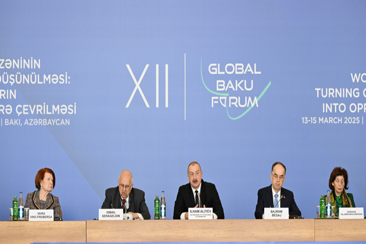Le président Ilham Aliyev participe à la cérémonie d’ouverture du 12e Forum global de Bakou