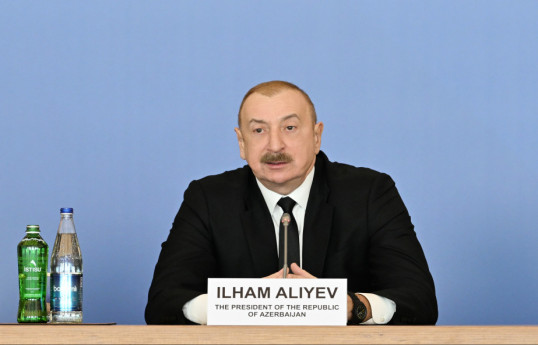 Ilham Aliyev : Nous devons établir la paix dans le Caucase du Sud