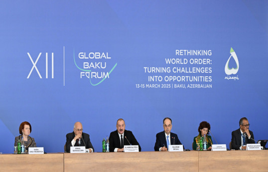 Le président Ilham Aliyev participe à la cérémonie d’ouverture du 12e Forum global de Bakou