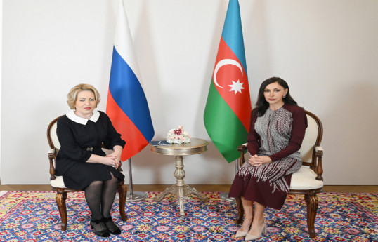Mehriban Aliyeva rencontre la présidente du Conseil de la Fédération russe