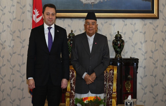 Le président népalais reçoit le vice-ministre azerbaïdjanais des Affaires étrangères