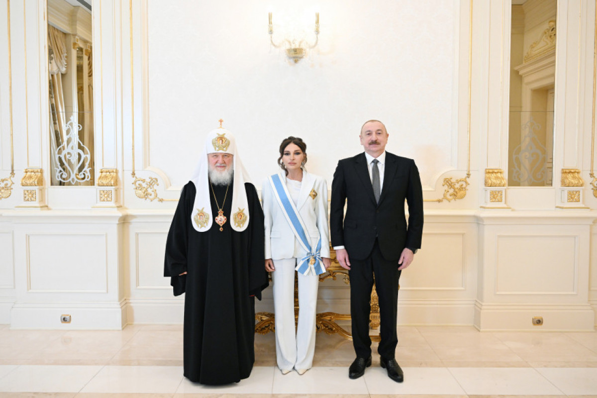 Ilham Aliyev rencontre le patriarche Cyrille de Moscou et de toute la Russie