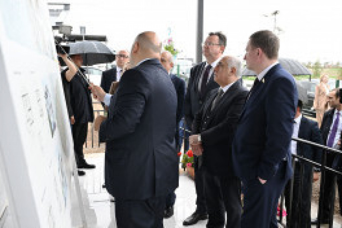 Les Premiers ministres azerbaïdjanais et biélorusse prennent connaissance les travaux de reconstruction du village de Sarydjaly de la région d'Aghdam