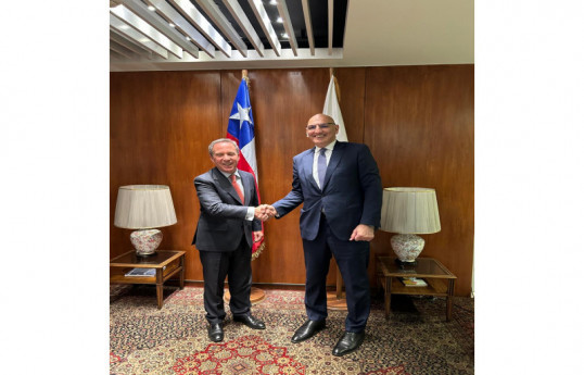 Le représentant du président azerbaïdjanais pour des missions spéciales a tenu plusieurs réunions dans le cadre de sa visite de travail au Chili