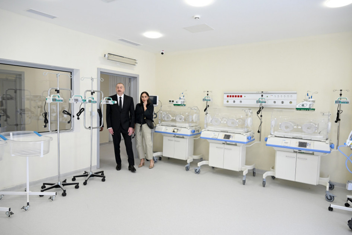 Le président Ilham Aliyev et son épouse Mehriban Aliyeva participent à l’inauguration du Centre de soins et de santé de Choucha