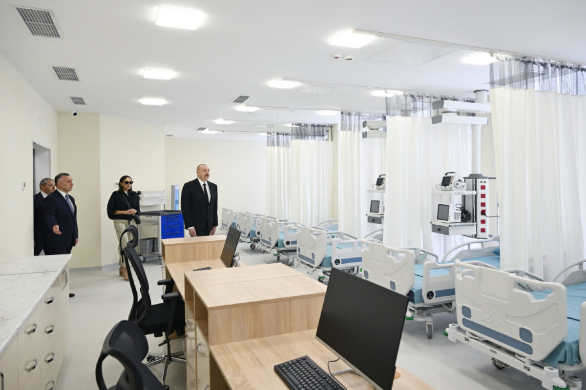 Le président Ilham Aliyev et son épouse Mehriban Aliyeva participent à l’inauguration du Centre de soins et de santé de Choucha