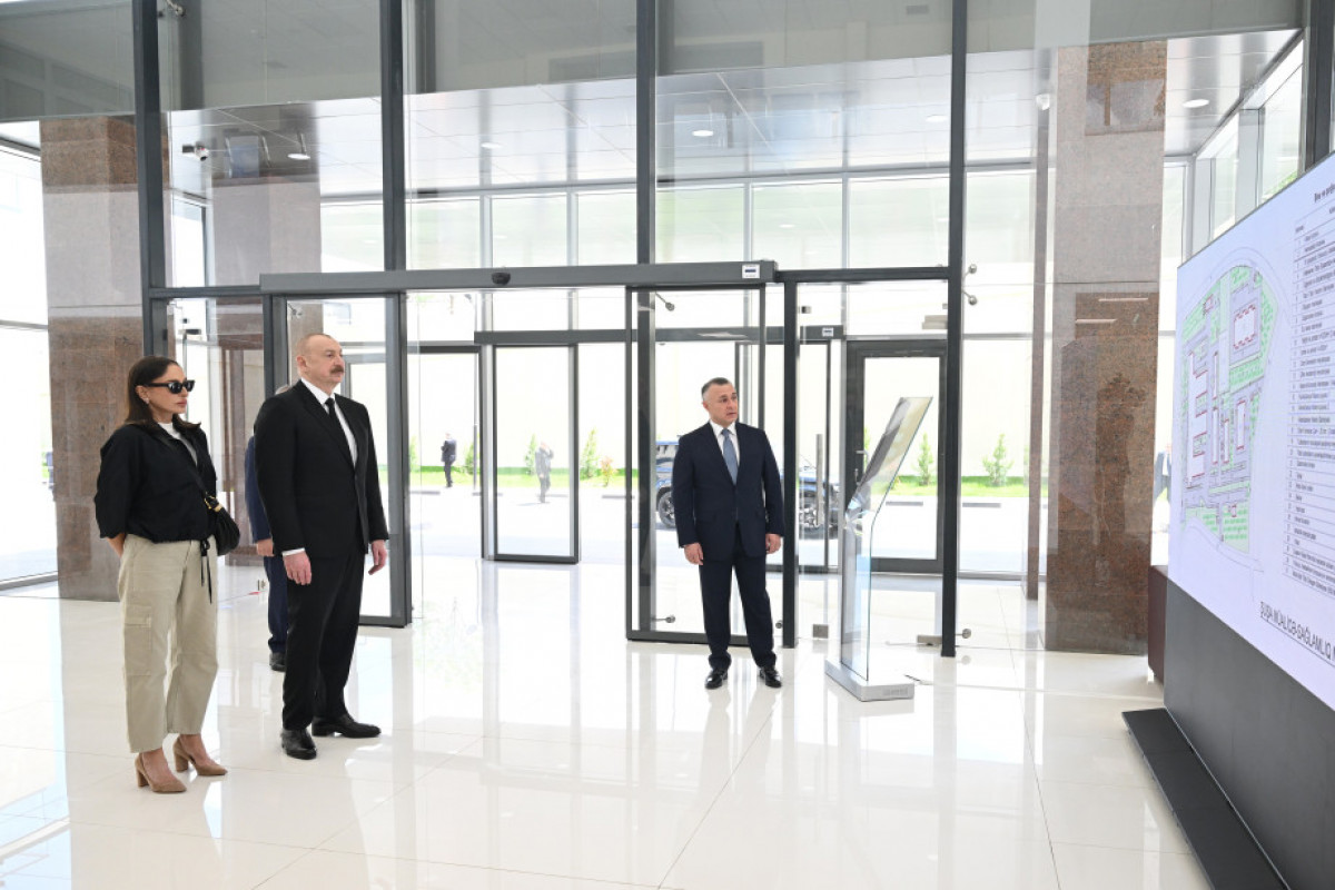 Le président Ilham Aliyev et son épouse Mehriban Aliyeva participent à l’inauguration du Centre de soins et de santé de Choucha