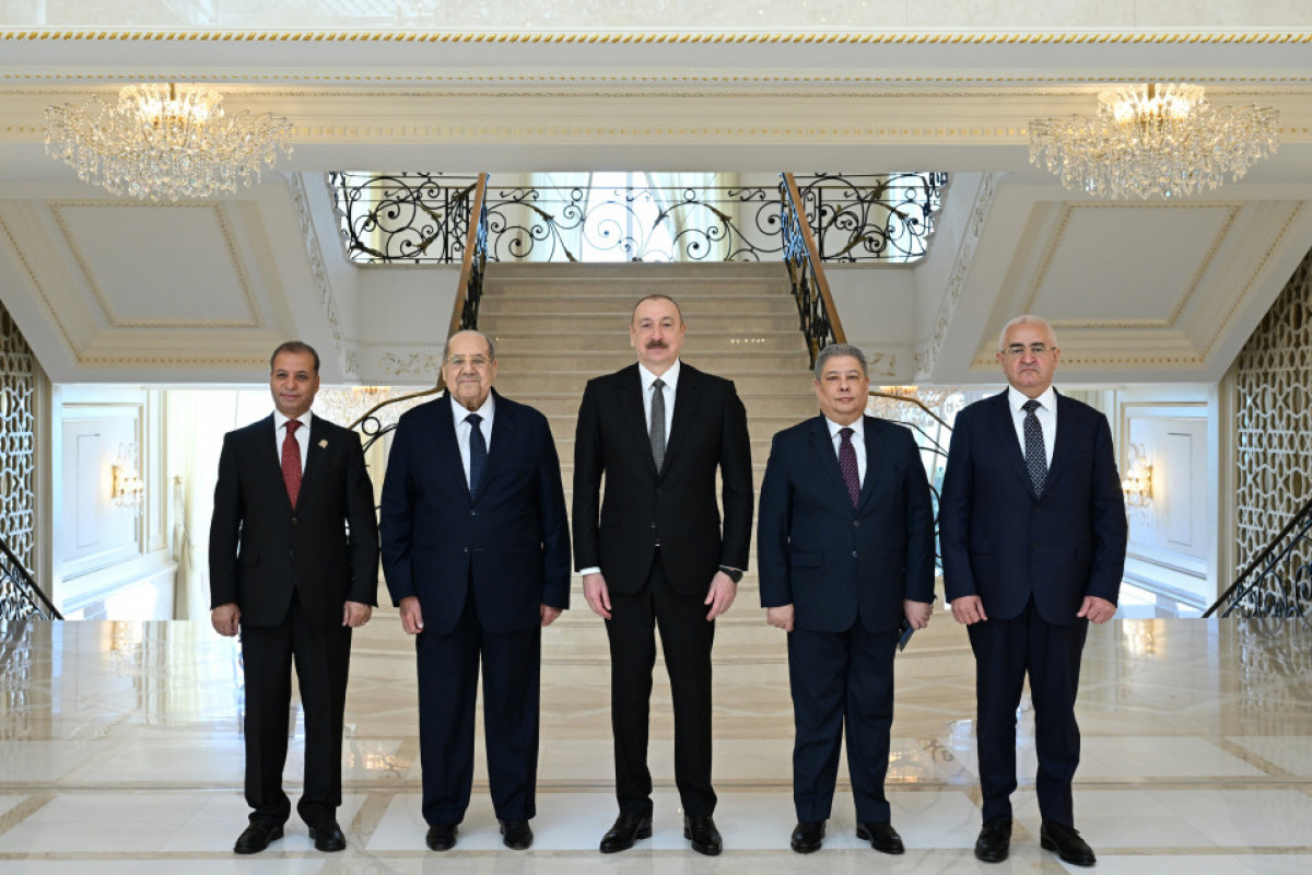 Le président azerbaïdjanais reçoit le président du Sénat égyptien