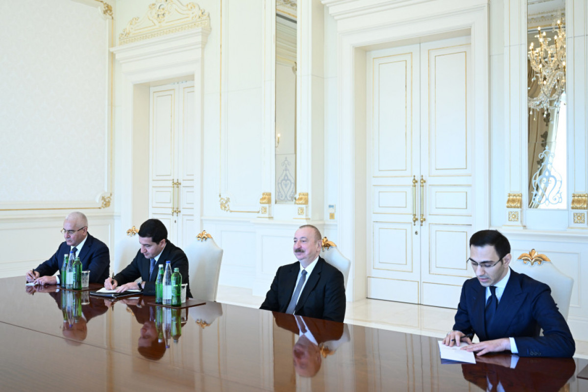 Le président azerbaïdjanais reçoit le président du Sénat égyptien