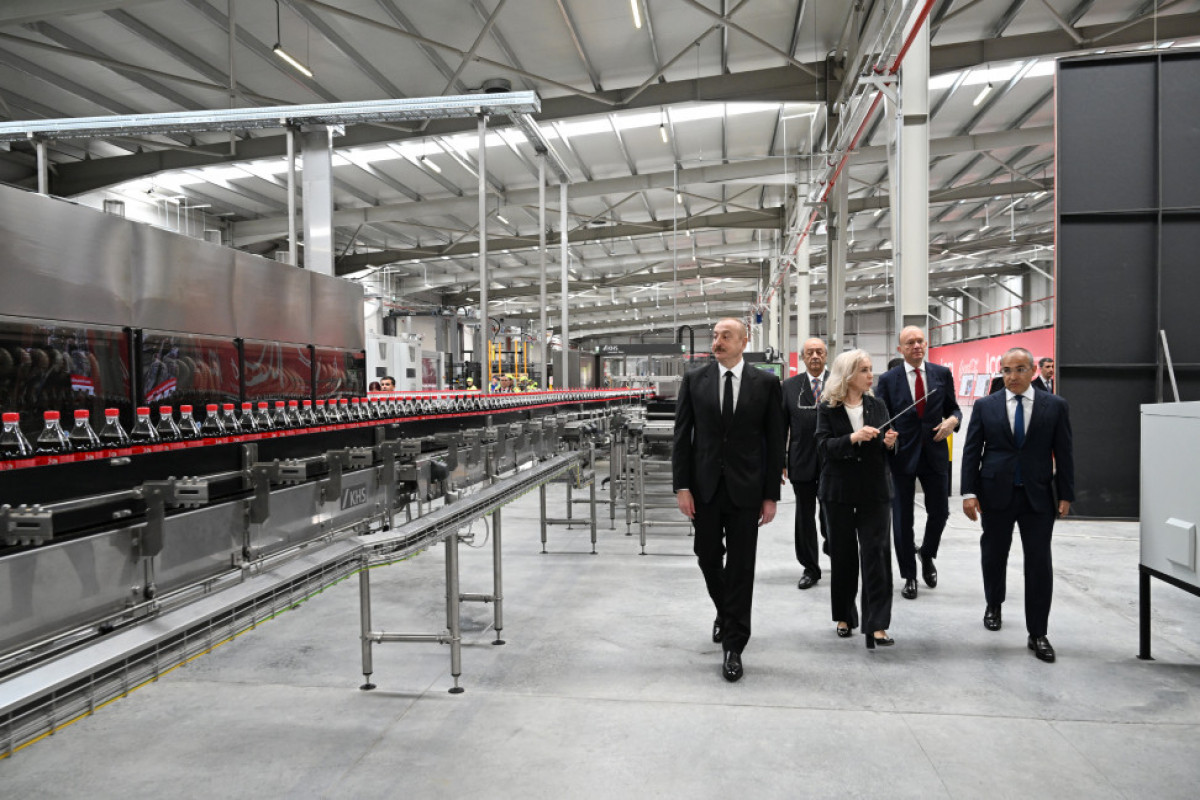 Une nouvelle installation de la SARL Azerbaijan Coca-Cola Bottlers inaugurée à Ismayilli