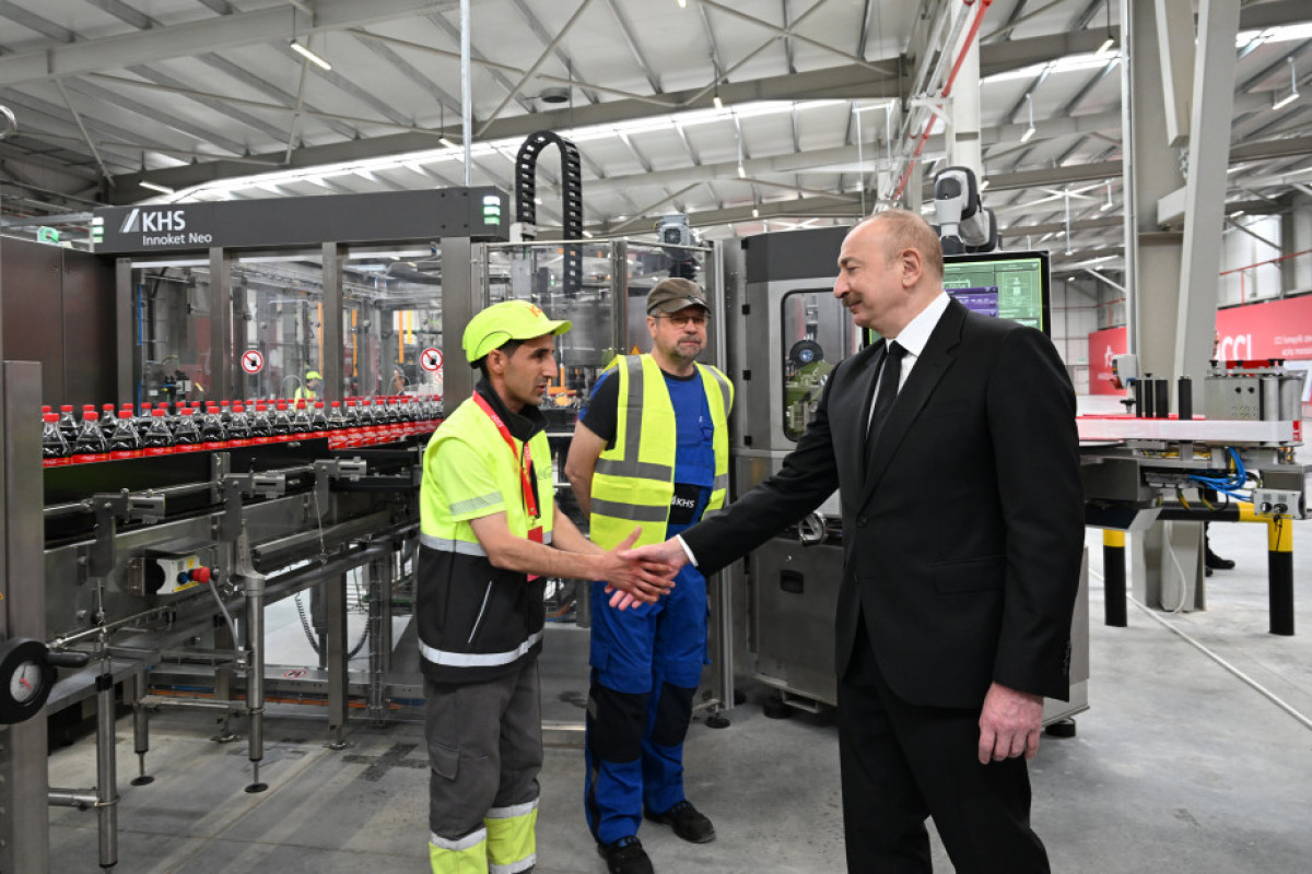 Une nouvelle installation de la SARL Azerbaijan Coca-Cola Bottlers inaugurée à Ismayilli