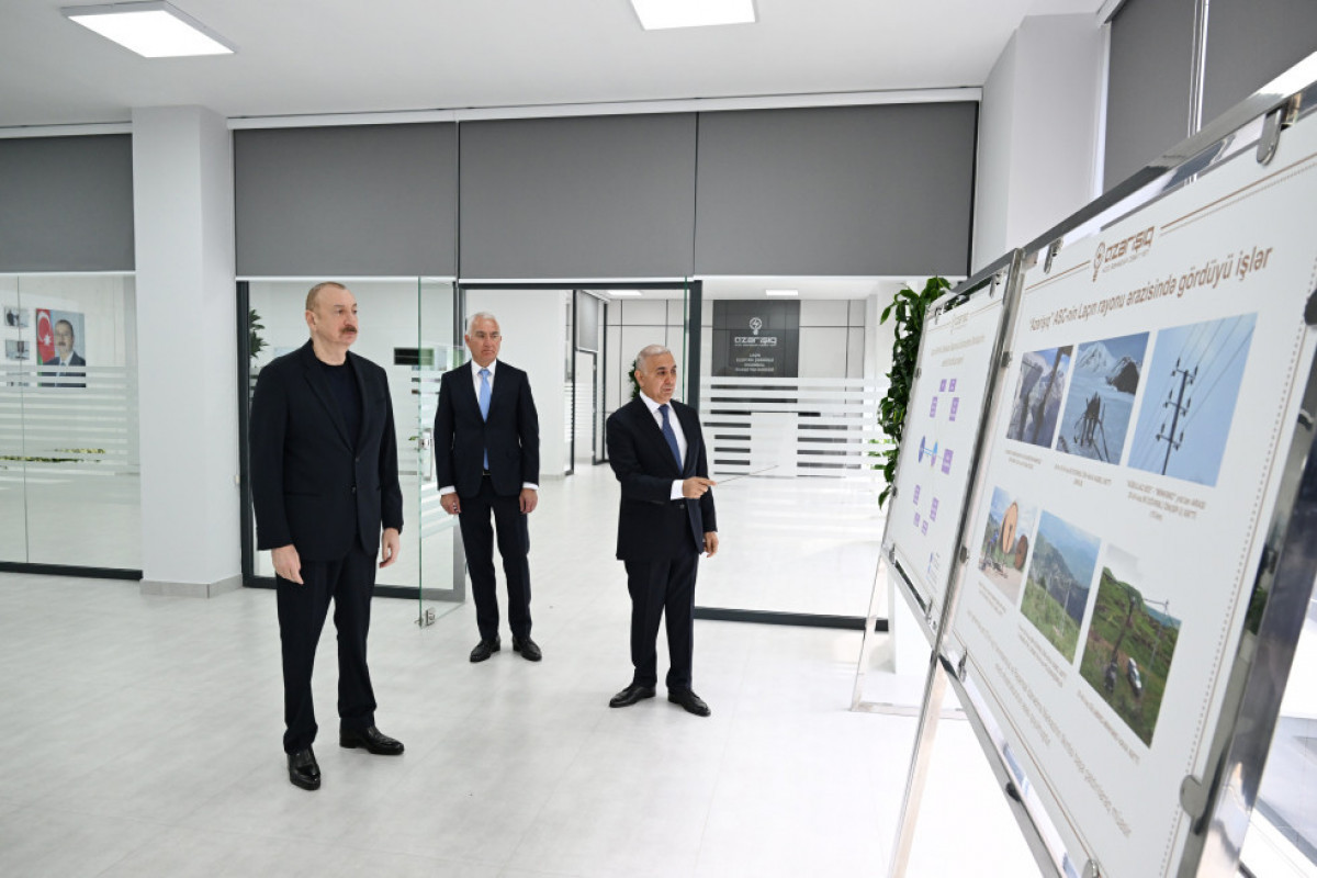 Déplacement à Latchine : Ilham Aliyev prend part à l’inauguration du Centre de gestion numérique du Réseau électrique - Mise à Jour 