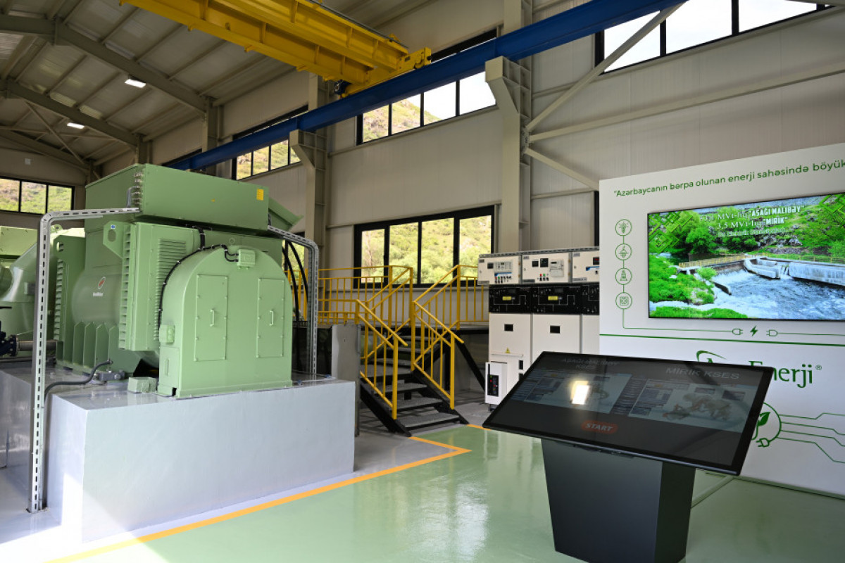 Le président Aliyev inaugure les centrales hydroélectriques « Achaghy Malibeyli » et « Mirik » à Latchine