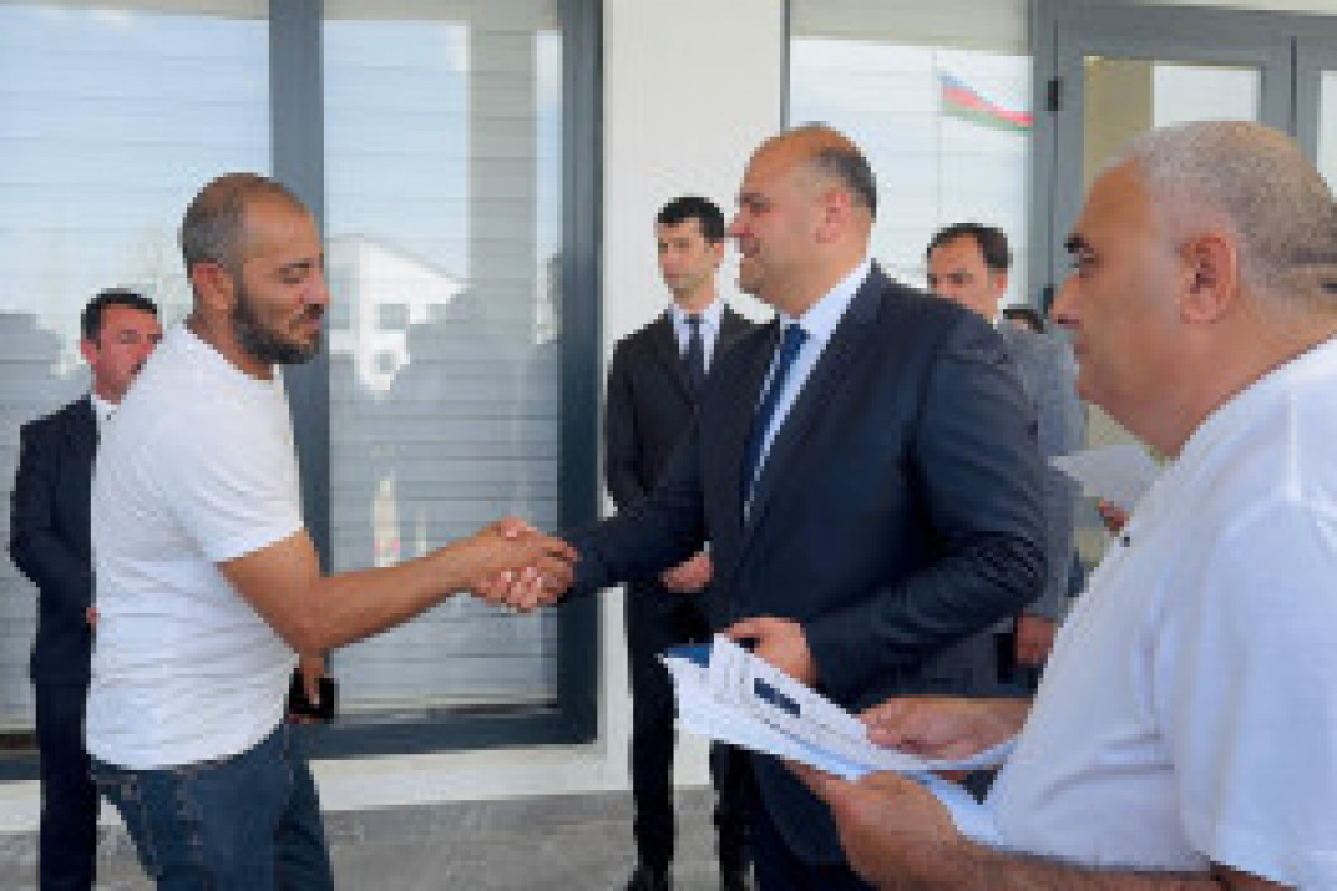 48 familles se réinstallent dans le village de Kenguerli de la région d'Aghdam