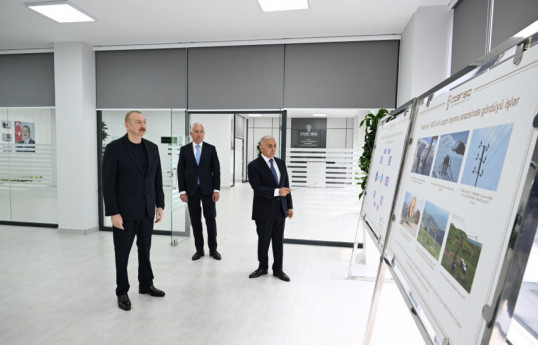 Déplacement à Latchine : Ilham Aliyev prend part à l’inauguration du Centre de gestion numérique du Réseau électrique - Mise à Jour 